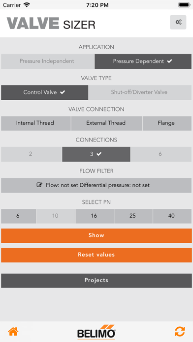 Screenshot #1 pour Valve Sizer