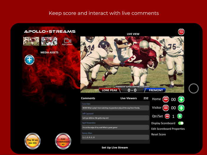Apollo Streams Live Stream