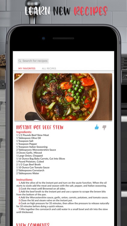 Recipes for Insta Pot