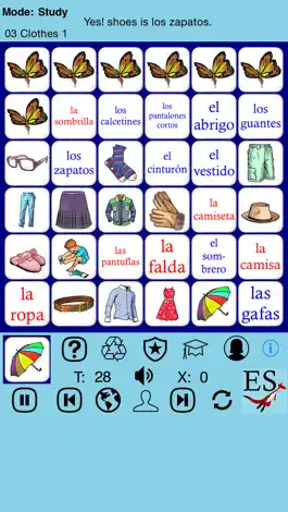 Game screenshot Spanish Words - Beginners hack