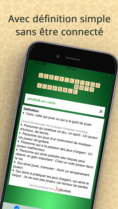 Vérificateur Mots du SCRABBLE® Screenshot