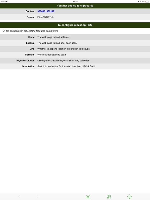 pic2shop PRO - DIY Barcode iPad screenshot