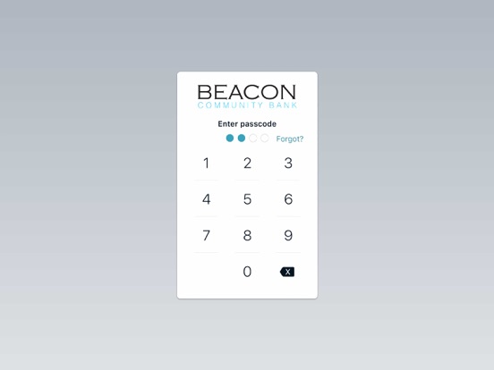 Beacon Community Mobile iPad screenshot 3 - Finance app