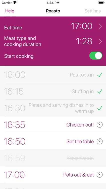 Roasto - cooked to perfection