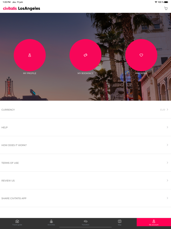 Los Angeles Guide by Civitatis iPad screenshot 5 - Travel app