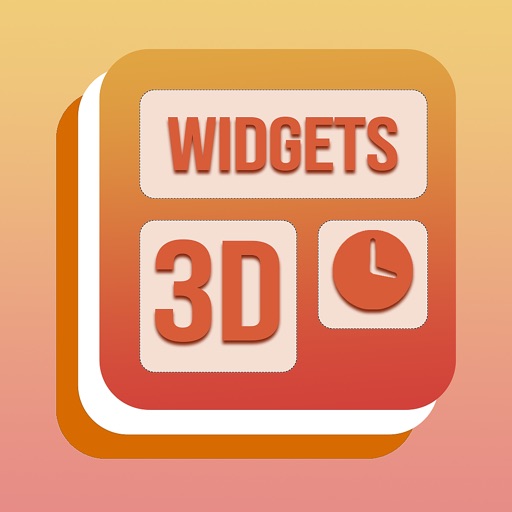 3D Widgets iOS App