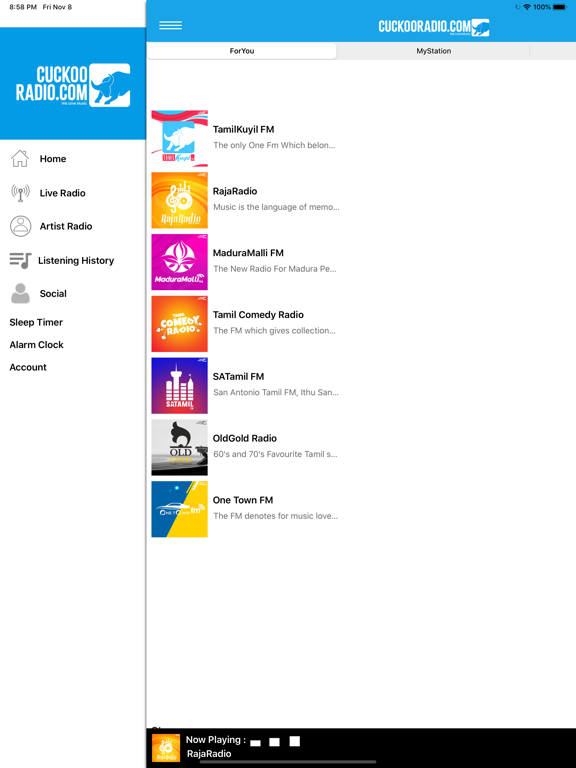 Screenshot #4 pour Cuckoo Radio