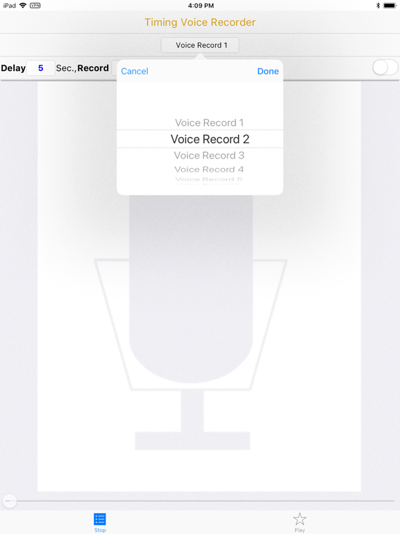 Screenshot #5 for Timing Voice Recorder