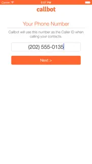 callbot - automated calling iphone screenshot 2