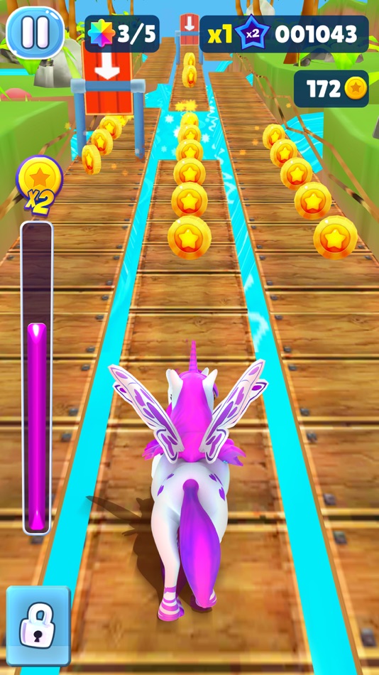 #3. Magical Pony - Unicorn Runner (iOS) Podle: BigCode Games Pvt Ltd