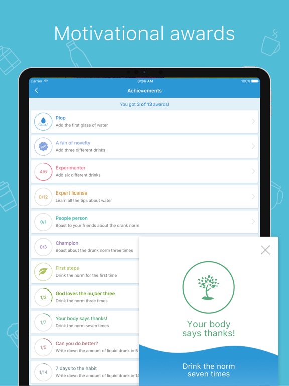 My Water: Daily Drink Tracker screenshot