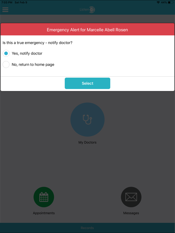 ListenMD iPad screenshot 4 - Medical app