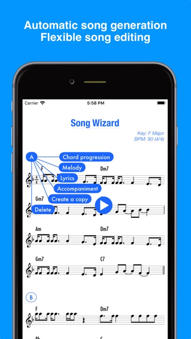 Screenshot #1 pour Song Wizard
