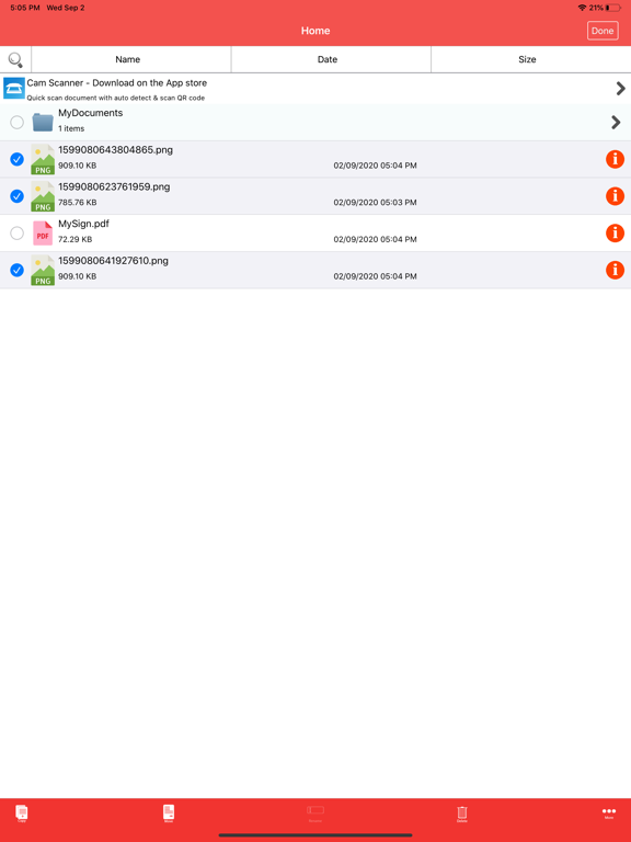 App screenshot