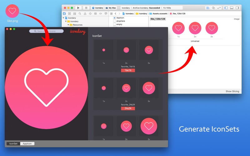 Screenshot #2 pour Icondary: App Icons Generator