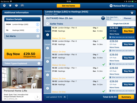 NationalRailEnquiries for iPadのおすすめ画像1