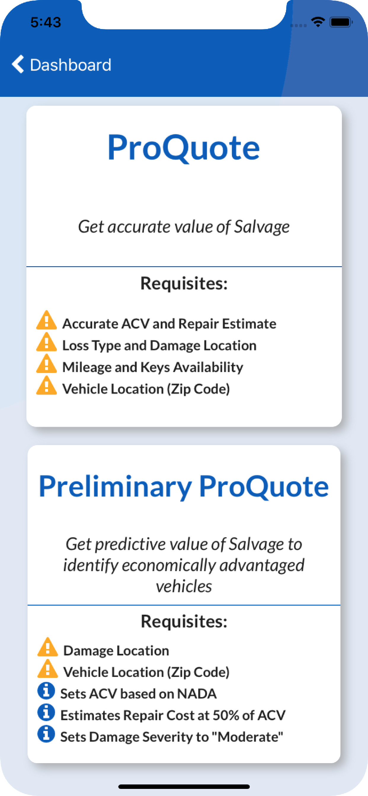 Copart - Seller Mobile