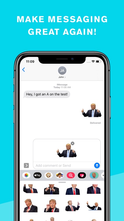 Trump Stickers and Trumpmoji