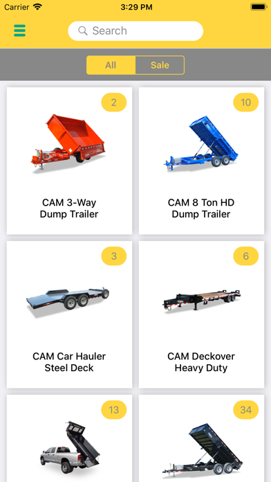 CAM Superline Dealer Portal screenshot 2