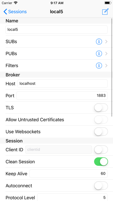 MQTTInspector Screenshot