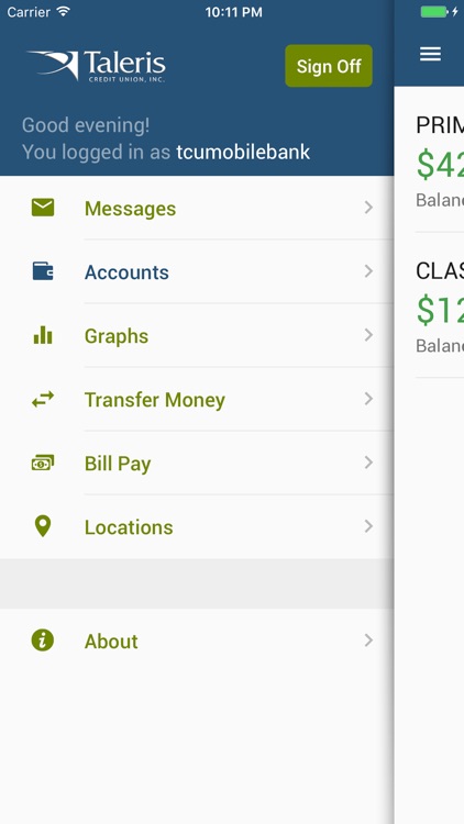 Taleris CU Mobile Banking screenshot-3