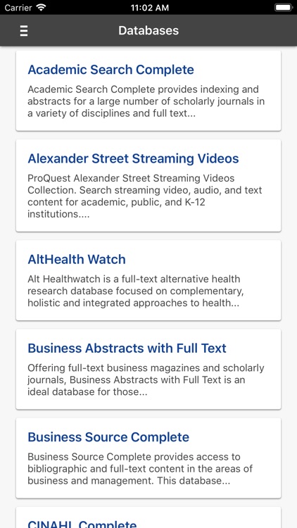 Parker University Library screenshot-5