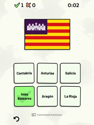 Captura de Pantalla 2 Comunidades de España - Quiz iphone