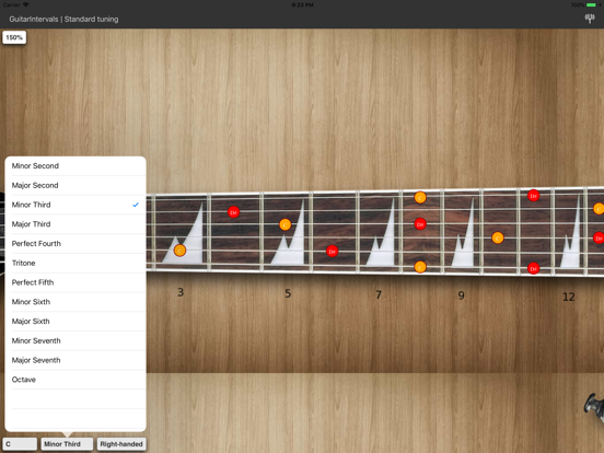 Guitar Intervals Pro iPad screenshot