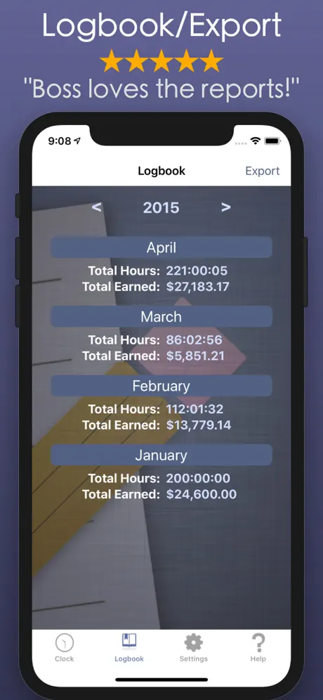 Timesheet Work & Hours Tracker