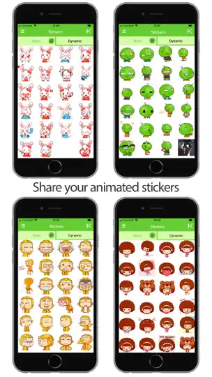 Скриншот Stickers Packs PlusApp на iPhone 4