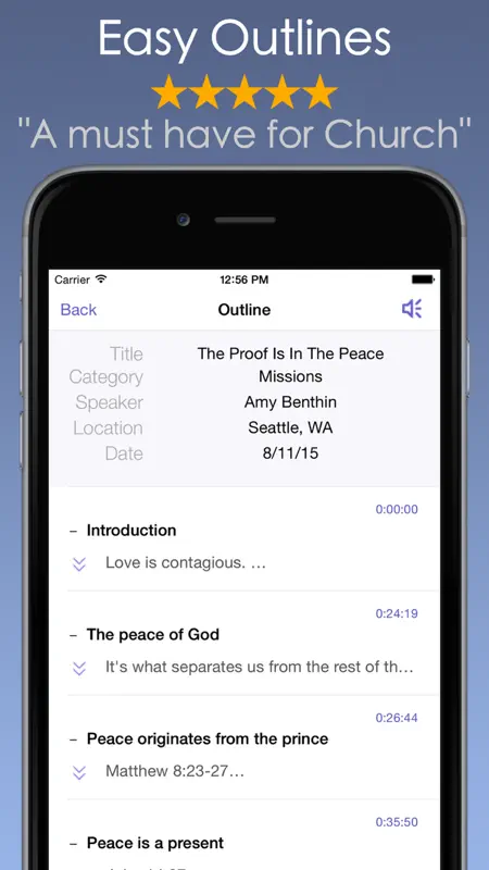 Sermon Notes PRO - Learn Apply screenshot 2 of 6