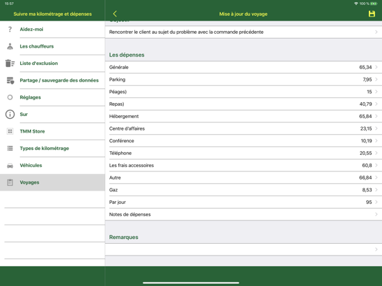 Screenshot #6 pour Suivre mes dépenses de kilomét