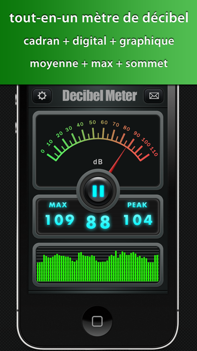 Screenshot #1 pour Decibel Meter Free