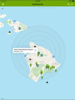 Captura de Pantalla 3 Volcanes: mapa & alertas iphone