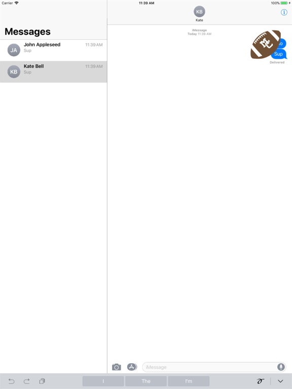 MC Sticker App iPad screenshot 1 - Entertainment app