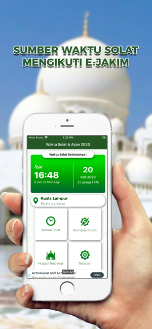 Waktu Solat Malaysia 2020