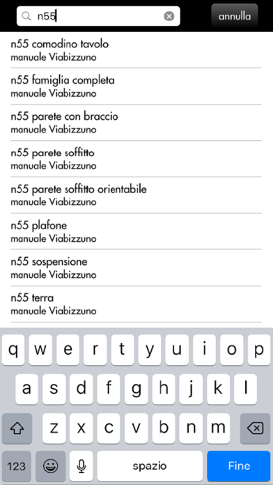 Viabizzuno applight Screenshot