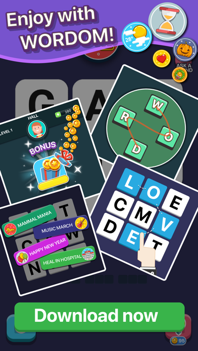 Wordom Hidden Words iPhone screenshot 5 - Games app