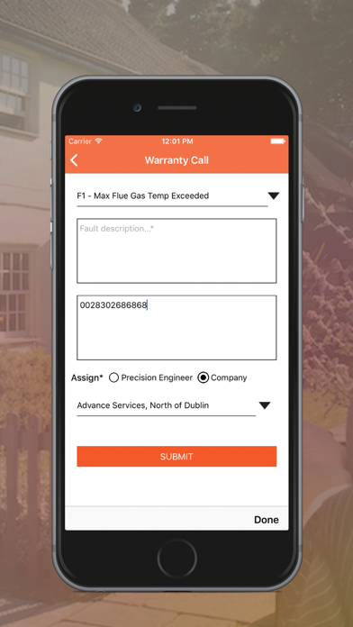 Viessmann Warranty Screenshot