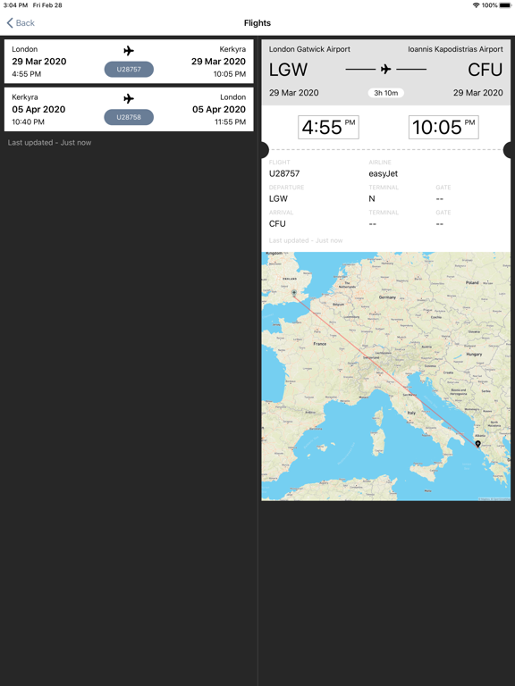 Simpson Travel iPad screenshot