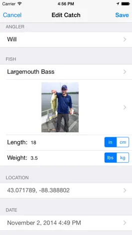 Game screenshot Catch - Fish Log for Anglers hack