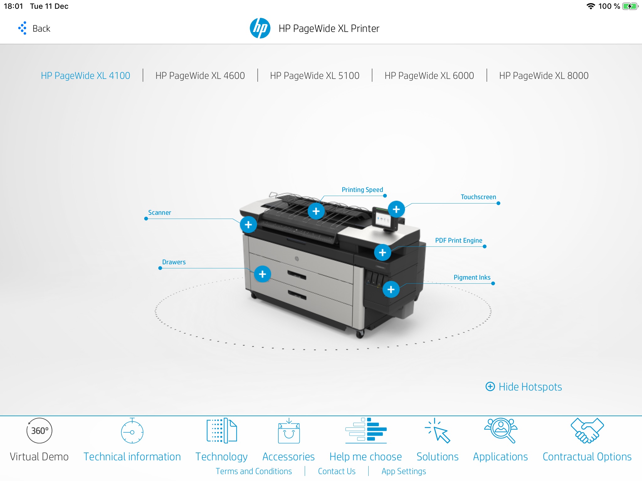 HP PageWide XL Virtual Demo screenshot 4