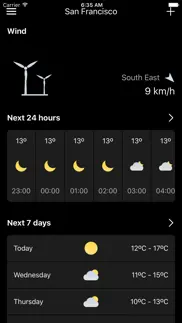 weatherlike: weather forecast iphone screenshot 2