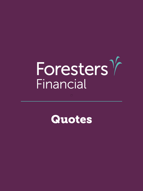 Foresters Mobile Quote iPad screenshot 3 - Finance app