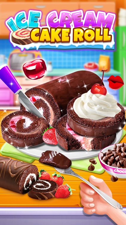 Ice Cream Cake Roll screenshot-3