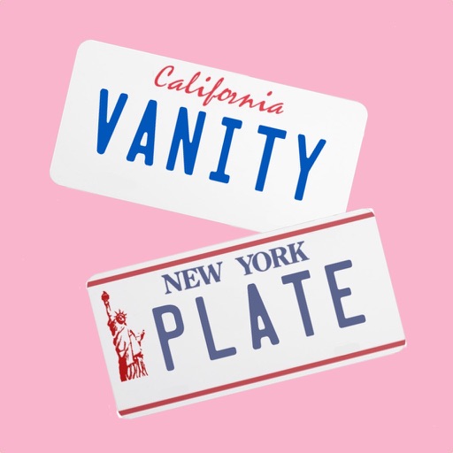 Vanity License Plate Maker icon