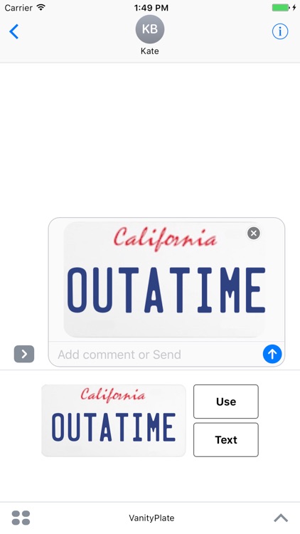 Vanity License Plate Maker