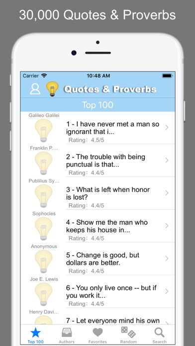 Quotes and Proverbs Screenshot