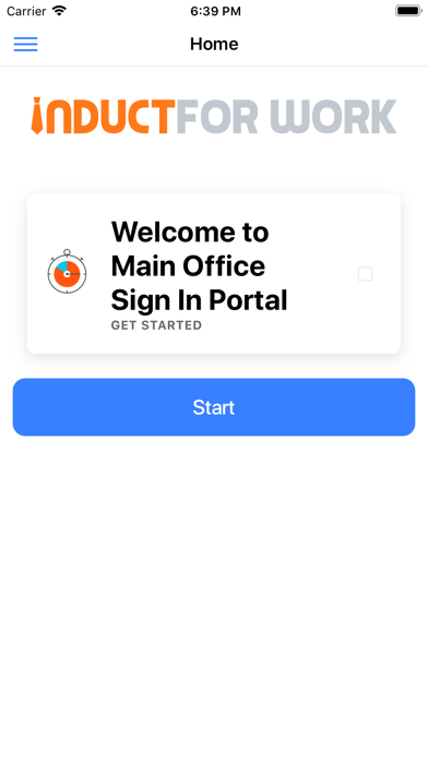 Screenshot #2 pour Online Induction Sign In kiosk