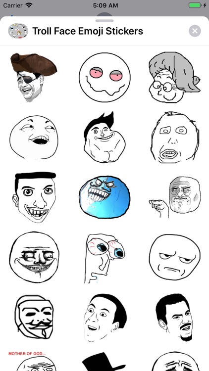 Troll Face Emoji Stickers screenshot-4